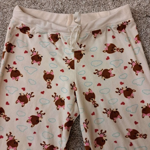 Jerry Leigh Entertainment Just Jimmy Girls S White Pink Teddy Bear Pajama Pants - Picture 2 of 23