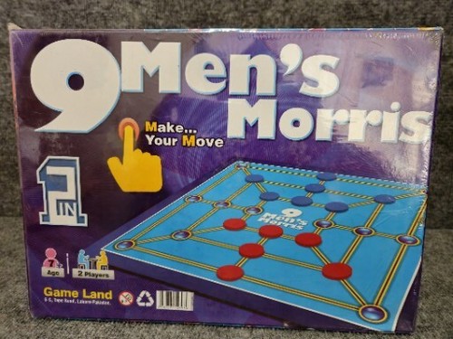 2 in 1 SCRABBLE & 9 MEN'S MORRIS Game - Picture 2 of 5
