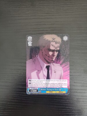 Weiss Schwarz AOT - Reiner: Trying to Give Up - AOT/SX04-070 R