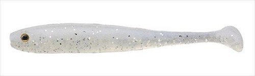 Leurre Souple Jackall Peaceton Shad 2.8" - Dark Thunder Clear Silver (7922) - Neuf