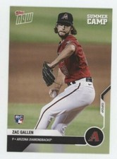Zac Gallen 2020 Topps Now SUMMER CAMP WAVE 2 Rookie #OD-496 CORRECTED ERROR LOGO