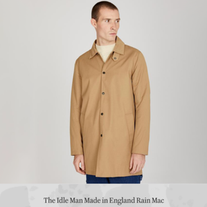 mens rain mac jacket