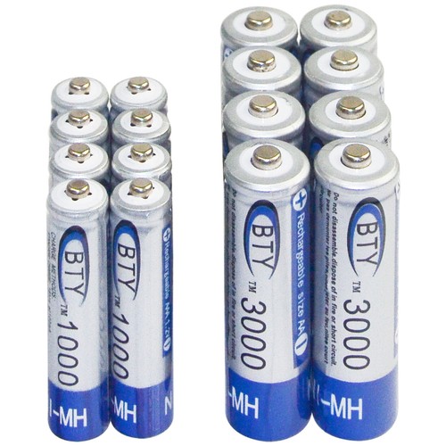 8+8 AA AAA NiMH 1.2v Rechargeable Recharge Battery SALE