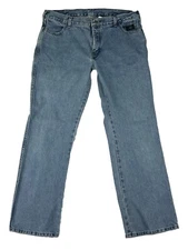 Harley-Davidson Jeans Womens Blue Bootcut Medium Wash Mid Rise Jeans Size 14R