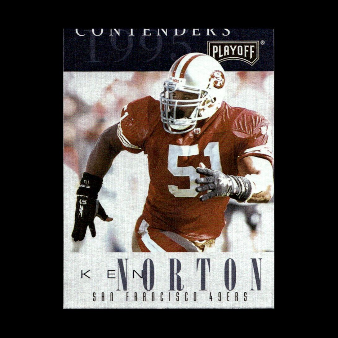 Ken Norton 1995 Playoff Contenders San Francisco 49ers #51 Set Break GM