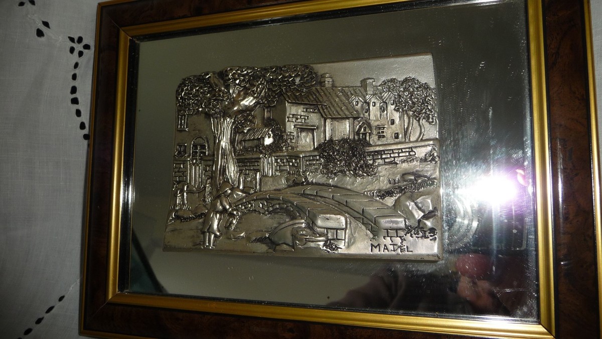 419 picture Made in ITALY Sculture works made in relife Silver