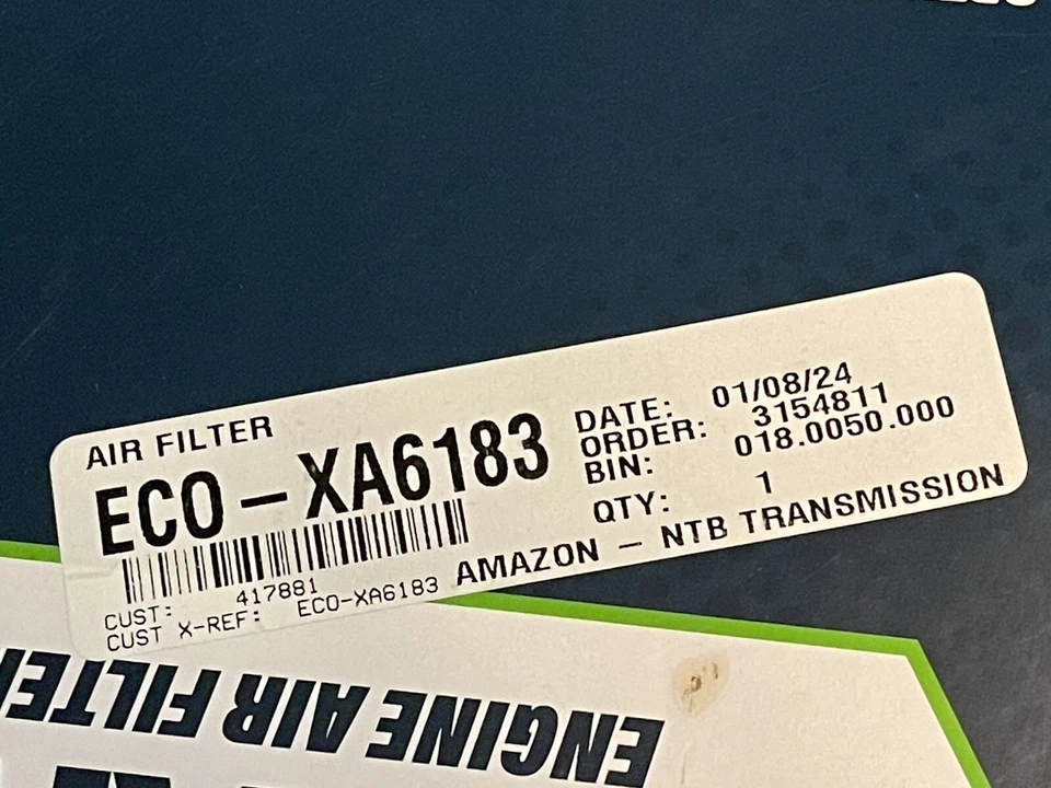 Filtro de aire Ecogard XA6183 para Fiat Foto 4 de 4