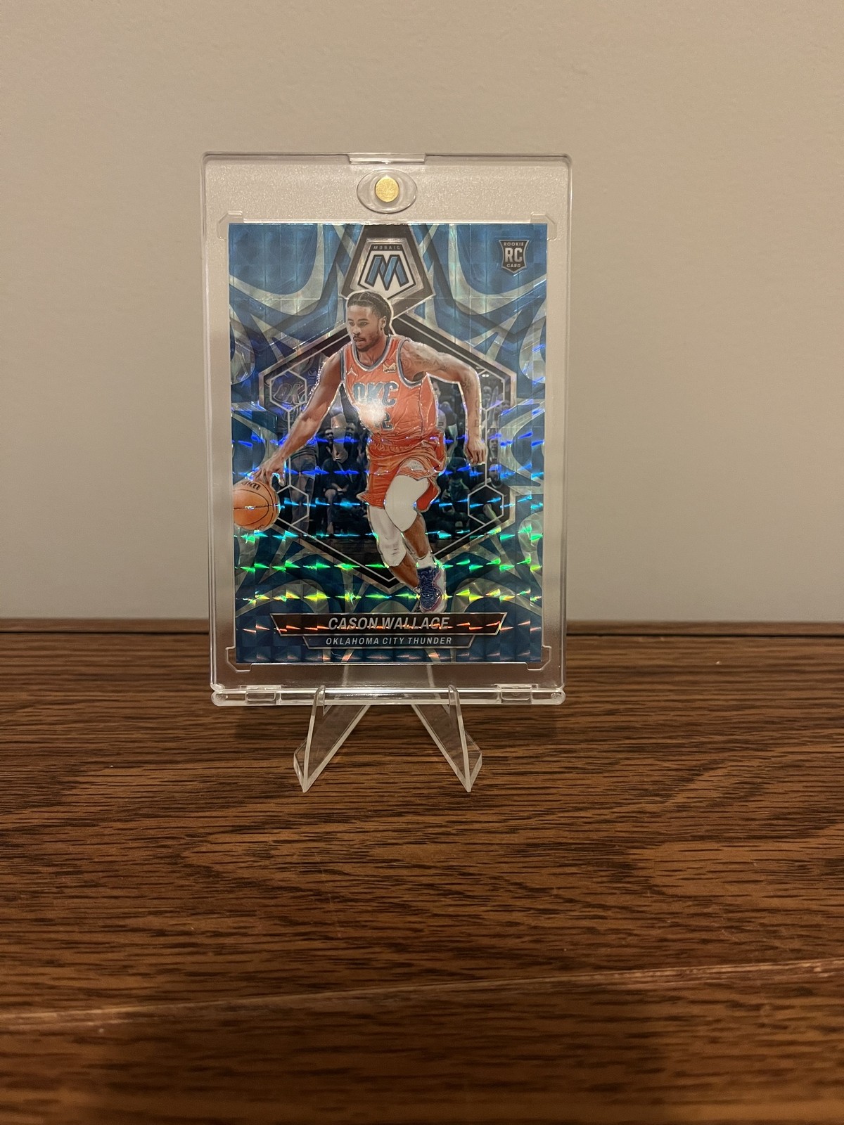 Cason Wallace 2023 Panini Mosaic #218 Reactive Blue