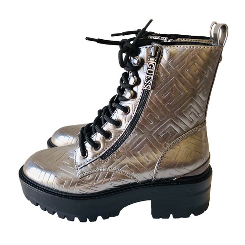 NWOT Guess GMROILER-R Black/Camo Combat Hiker Biker Boot Men 9.5-Women 11 Guess | Shoes | Nwot Guess Gmroilerr Blackcamo Combat Hiker  main image 4