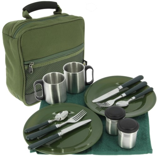 Juego de cocina NGT Juego de cubiertos Kit de preparación Estufa de gas Sartén Cacerola Platos Cubiertos - Imagen 15 de 23