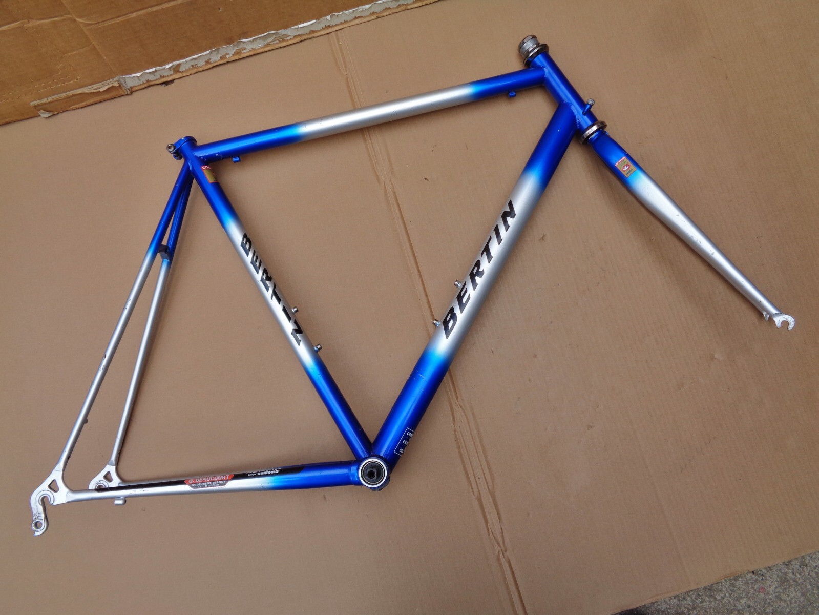 Colombus cadre vélo course Bertin vintage taille 56,5