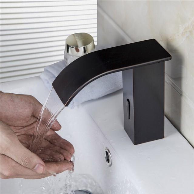 Touchless Electronic Automatic Sensor Basin Sink Faucet Filler