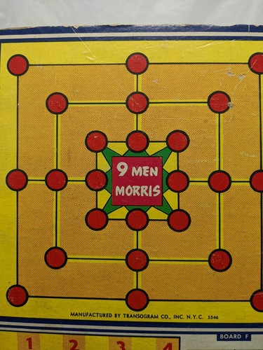 Vintage Transogram Checker Board 12" X 10 1/2" Plus Other Games - Picture 4 of 9