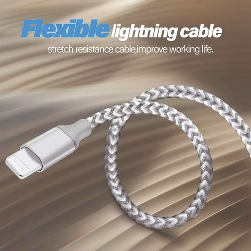 LIT Câble de Charge Résistant pour iPhone Chargeur Apple USB 12 13 14 Pro NeufP - Photo 17/22
