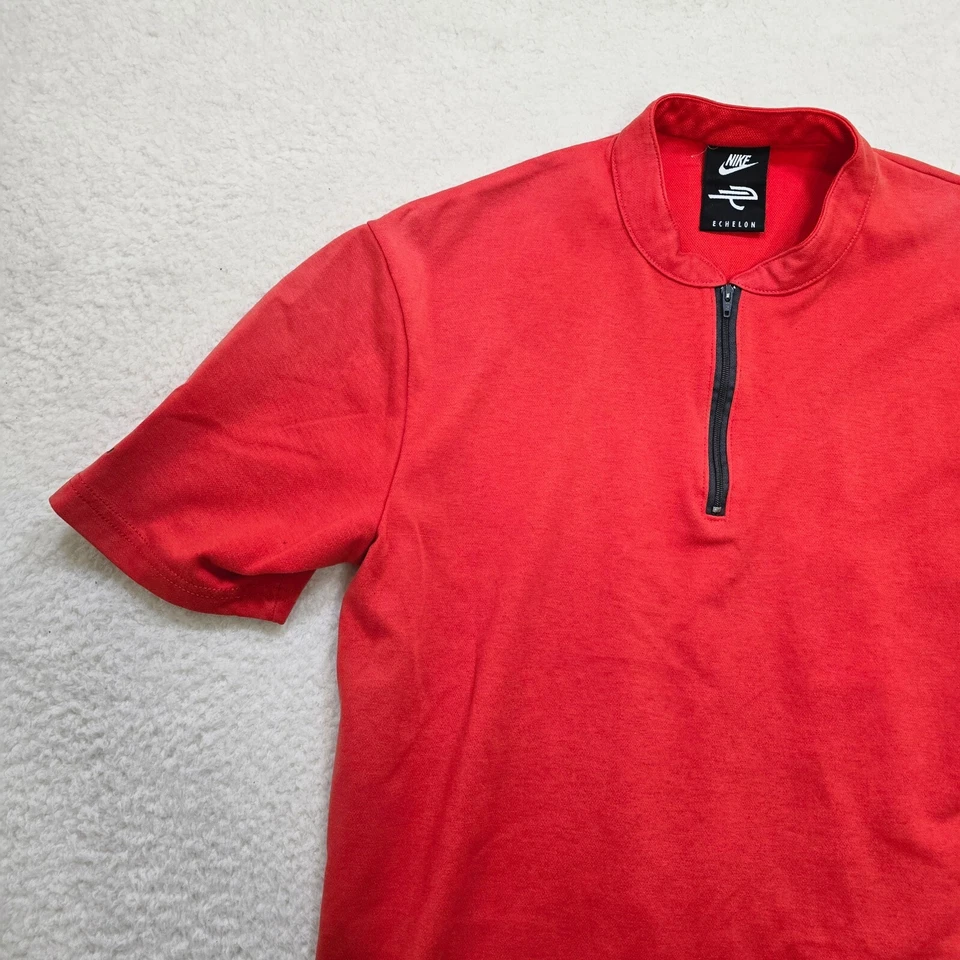 Camiseta Nike Vintage Feminina Grande Ciclismo Echelon Laranja Anos 90 Fabricada nos EUA - Imagem 3 de 4