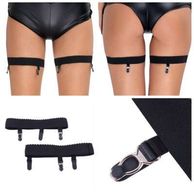 Women Leg Garter Belt Clip Stocking 