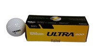 Wilson Ultra 500 1 Sleeve Golf Balls 3 with Logo