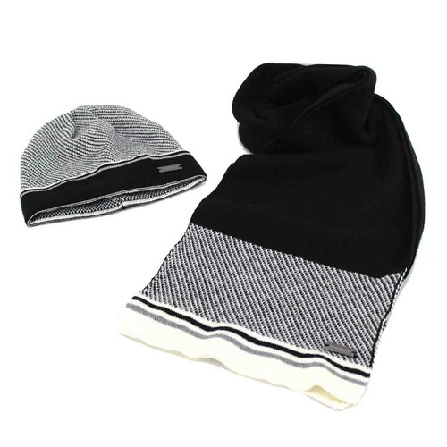 Set Uomo Sciarpa 170x25 e Cappello Taglia Unica 56 100% Acrilico Laura  Biagiotti | eBay