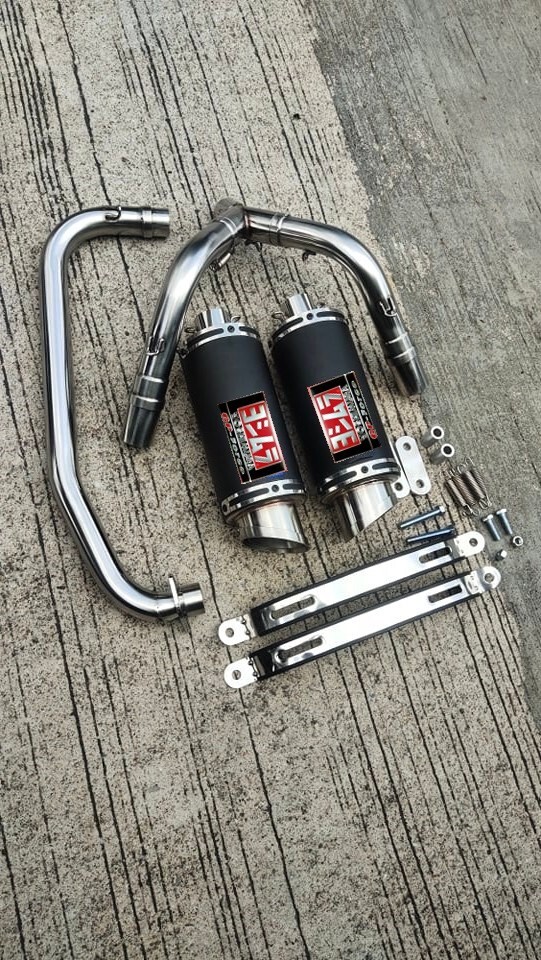 For Honda Grom MSX125/SF Dual High Full System Carbon Exhaust 2