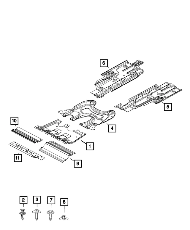 Jeep Cherokee Fascia Shield genuino Mopar 2014-2018 parte #68207944AA Foto 4 de 4