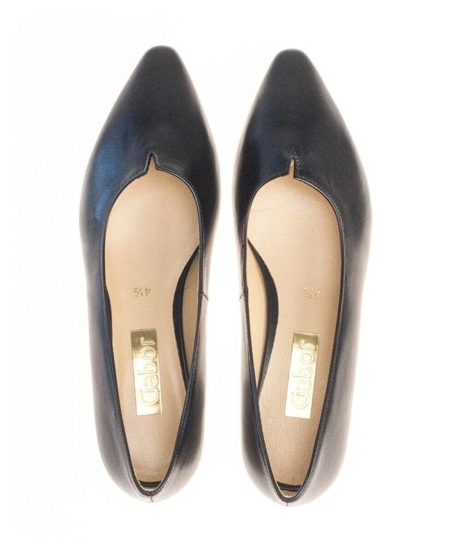 Women Gabor Heels Black Leather 37.5 - Bild 1 von 4