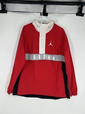 Nike Air Jordan Wings Anorak Windbreaker Jacket Mens Medium Hooded 942729-657