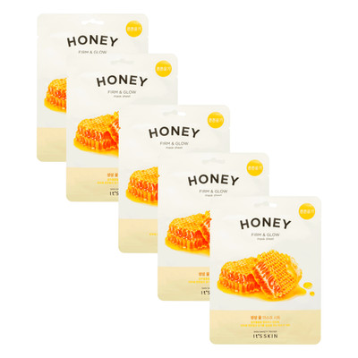 5x It's Skin Firm & Glow Mask Sheet Honey maska w płachcie 20 g