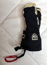 Hestra Army Leather Heli Ski 3-Finger Left Hand Glove Sz 5 Only Missing Right