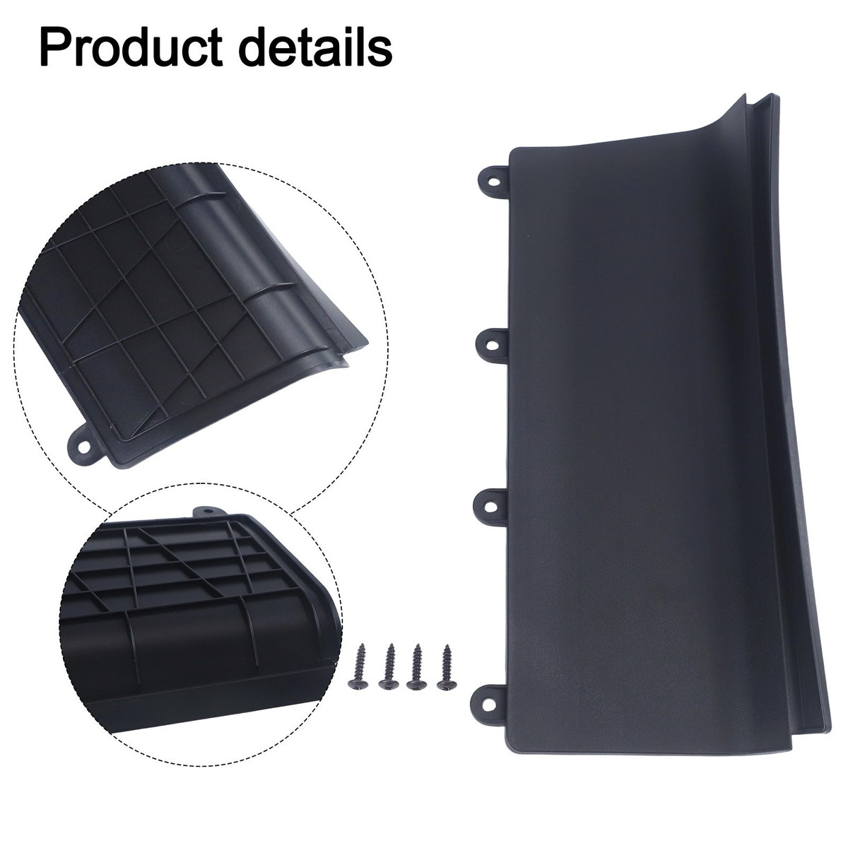 Black Windshield Wiper Cowl Cover Battery Cap For Mini Cooper 2007-2015 (Direct Fit)
