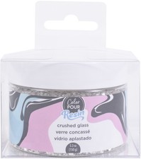American Crafts Color Pour Mix-Ins 4.9oz Crushed Glass - Clear