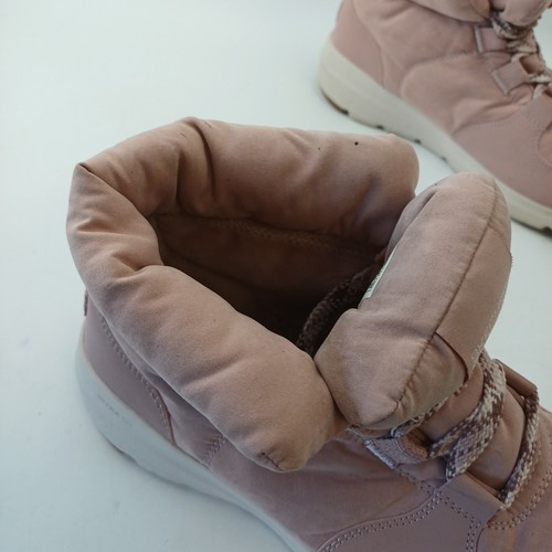 Skechers Glacial Ultra-Trend Up Mauve Pink Puffer Jacket Ankle Boots UK 6.5 - Picture 8 of 11