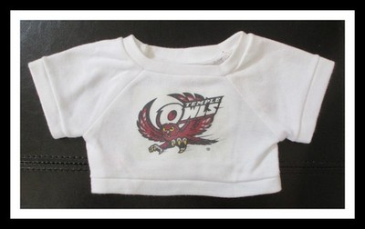 Build A Bear Tiny Tees Temple Owls Tee