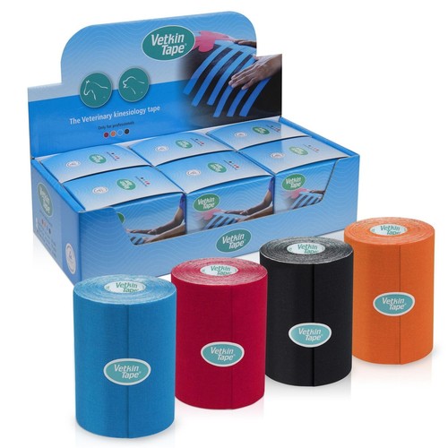VetkinTape Pferde & Hunde Kinesiologie Tape: 3,93 Zoll x 16,5 Fuß (schwarz) - Bild 5 von 6