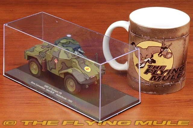 Coche blindado Eaglemoss 1:43 AMD 35 ejército francés 6eme coraceros 1ere DLM Foto 4 de 4