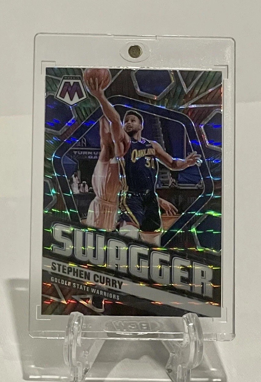 Stephen Curry 2020-21 Panini Mosaic Swagger Prizm  #9
