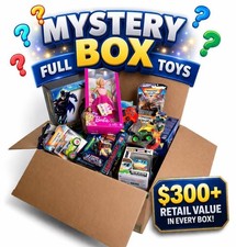 Mystery Box Jam Packed Full of Brand Name Toys  Over 300 Retail in Huge Box 