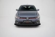 Frontlippe + Flaps passend für VW Golf GTI / GTE / R-Line Mk8 FL schwarz Hochgla