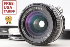 [Top MINT w/ Hood+Filter] Nikon Ai-s Ais Nikkor 28mm f2.8 Manual Lens From JAPAN