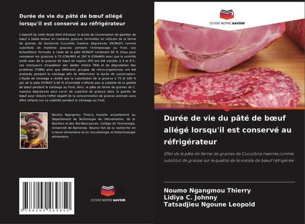 Noumo Ngangmou Thierry (U. A.) | DuréE De Vie Du PâTé De B¿Uf AlléGé...-image