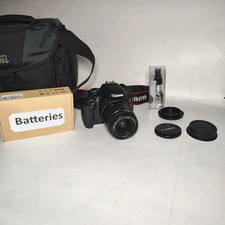 Canon EOS Rebel T3i DSLR Camera 18 Mp w/ EF-S 18-55mm IS II 3 Battery Charger