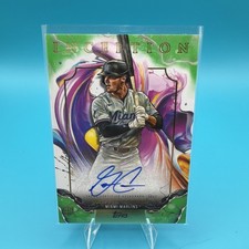 2025 Topps Inception Griffin Conine Rookie /125 Auto On Card Marlins. rookie card picture