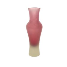 Elegante, bellissimo vaso, vetro alabastro, Archimede Seguso, etichetta. Murano, anni '50