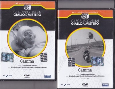 2 DVDs GAMMA von Salvatore Nocita mit Brogi N.Rizzi Sceneggiati Rai komplett 1976