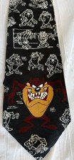 Looney Tunes Mania Vintage 1996 Tasmanian Devil Taz Neck Tie