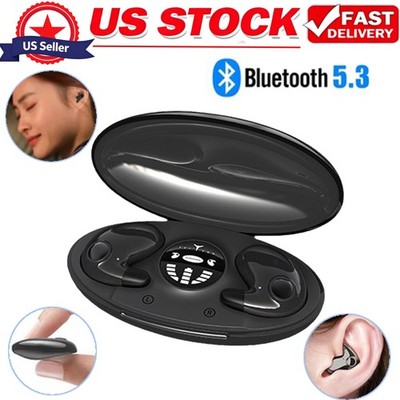 Invisible Sleep Wireless Earbuds Bluetooth 5.3 Headset TWS Waterproof Earphone