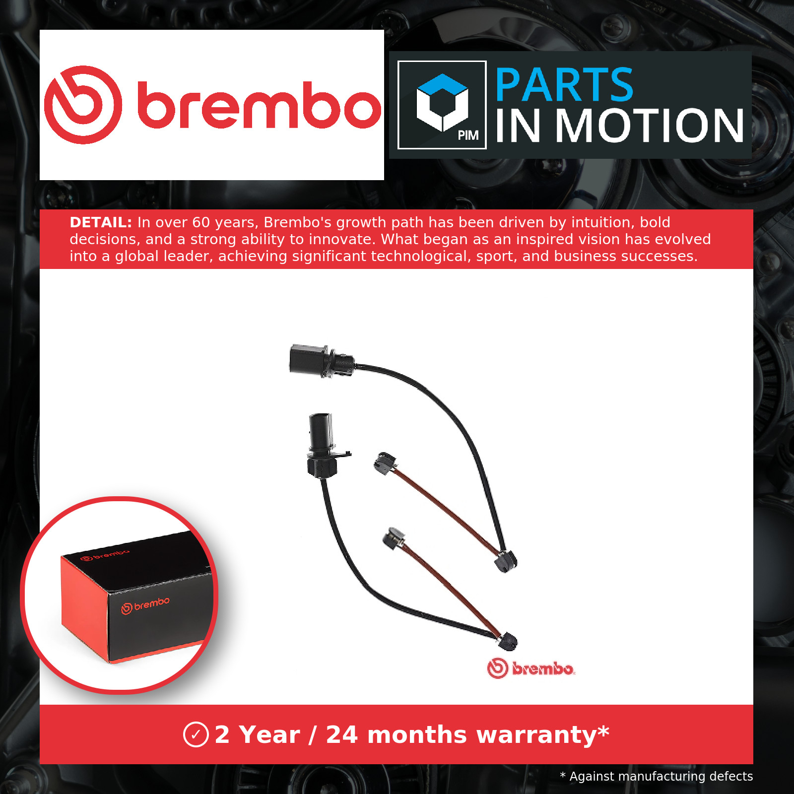 Fits BREMBO A 00 493 BRAKE PAD WEAR SENSOR. REAR REAR AUDI/AUDI (FAW) ⭐UK Stock⭐ - Image 11