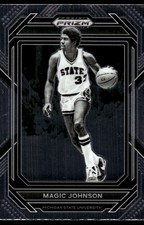 Magic Johnson 2023 Panini Prizm Draft Picks #79 Michigan State Spartans NBA READ