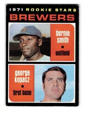 1971 Topps #204 Brewers Rookie Stars (Smith / Kopacz)