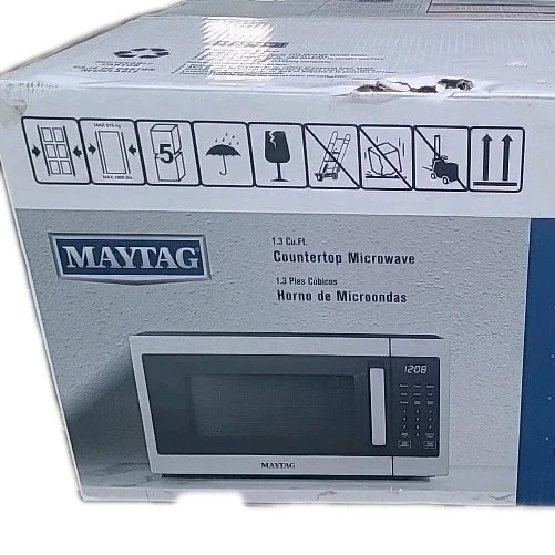 Maytag 1.3 Cu Ft Countertop Microwave Oven – Silver / Stainless Steel
Opens in a new window or tab