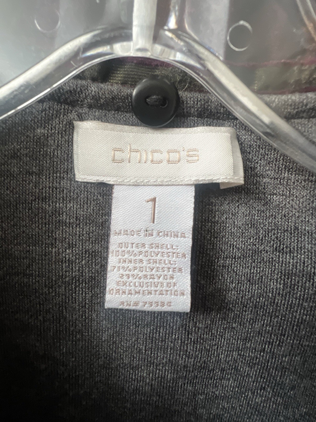 Chicos Plaid Button Jacket - image 3